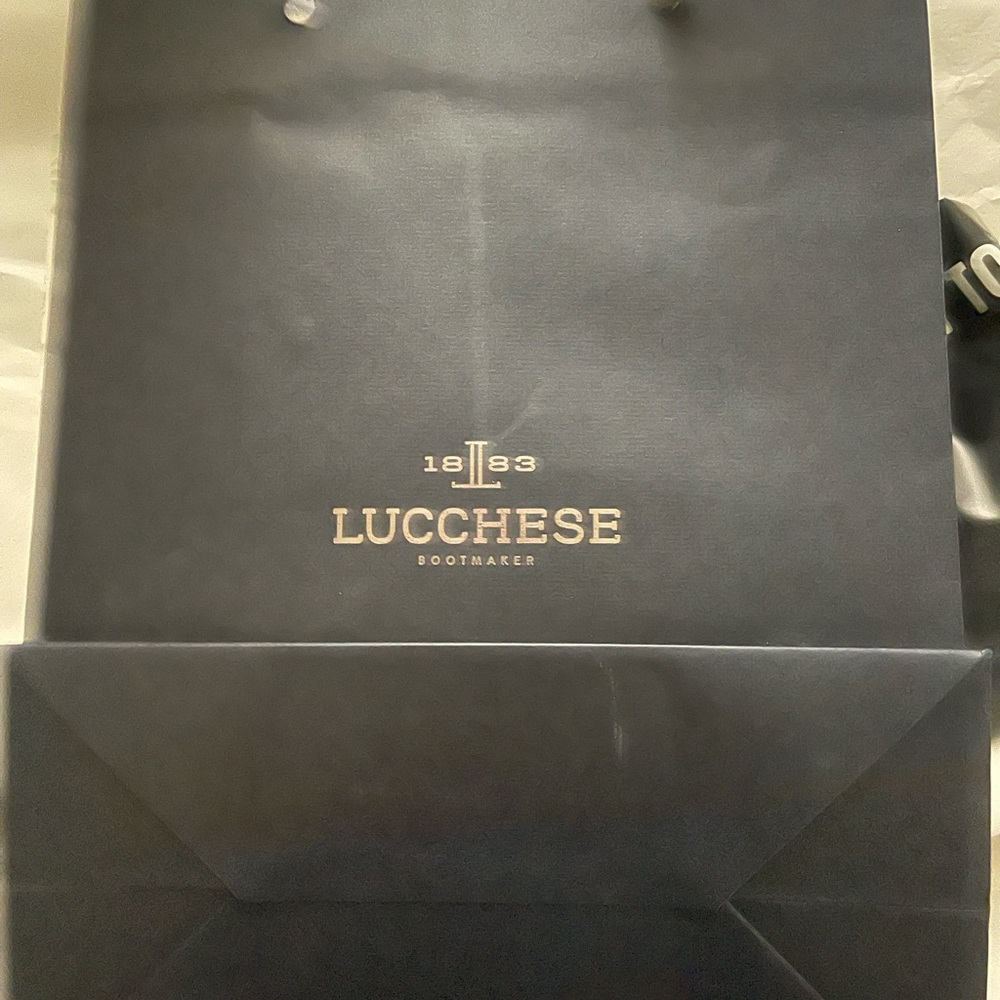 Lucchese Bootmaker Black Gift Bag medium used